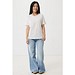 Iqoniq Yala Damen T-Shirt aus recycelter Baumwolle, ivory white, L