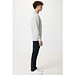 Iqoniq Kruger Relax-Rundhals-Sweater aus recycelt. Baumwolle, heather grey, XL