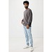 Iqoniq Kruger Relax-Rundhals-Sweater aus recycelt. Baumwolle, anthrazit, XL