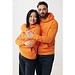 Iqoniq Rila Lightweight Hoodie aus recycelter Baumwolle, orange, M