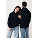 Iqoniq Yengo Hoodie mit Seitentaschen aus rec. Baumwolle, schwarz, XS