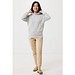 Iqoniq Yengo Hoodie mit Seitentaschen aus rec. Baumwolle, light heather grey, XS