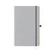A5 Hardcover Notizbuch aus PU, Hellgrau