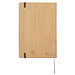 A5 Notizbuch in Holzoptik , beige