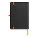 A5 Notizbuch mit farbiger Gravur , orange