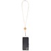 Adhab Smartphone Lanyard mit Bambusdetails, weiss