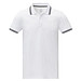 Amarago Polo mit abgesetztem Rand für Herren, weiss, L