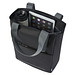 Aqua wasserabweisende 14 Laptop-Tragetasche aus GRS Recyclingmaterial 14 L, schwarz