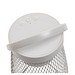 Aurora USB-Tischlampe aus RCS recyceltem ABS, grau