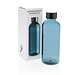 Auslaufsichere Trinkflasche mit Metalldeckel, blau