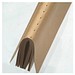 B7 Notizbuch aus recyceltem Papier, beige