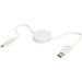 Citala 90 cm 5-in-1 Kabel aus recyceltem Kunststoff für Datenübertragung und 40W Schnellladung, weiss