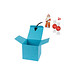 Color Box Lindt X-Mas - Hellblau