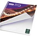 Desk-Mate® A5 Spiralnotizbuch mit bedruckter Rückseite, weiß, 50 pages