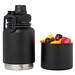 Dupeca 840 ml RCS-zertifizierte Isolierflasche aus Edelstahl, schwarz