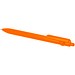 Fidget Kugelschreiber aus recyceltem Kunststoff (schwarze Mine), orange