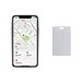 Findit RCS rABS wiederaufladbare Ultra-Thin Tracker-Karte, weiß