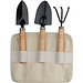 Gartengeräteset in einem Gürtel, beige