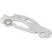 Geschenkartikel: ROMINOX® Key Tool Car/Auto (18 Funktionen) im Motiv-Mäppchen Danke, silber