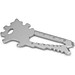 Geschenkartikel: ROMINOX® Key Tool Lion (22 Funktionen) im Motiv-Mäppchen Große Helden, silber