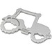 Geschenkartikel: ROMINOX® Key Tool Tractor/Traktor (18 Funktionen) im Motiv-Mäppchen Große Helden, silber