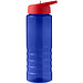 H2O Active® Eco Treble 750 ml Sportflasche mit Stülpdeckel & Trinktülle, blau, rot