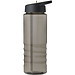 H2O Active® Eco Treble 750 ml Sportflasche mit Stülpdeckel & Trinktülle, kohle, schwarz