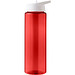 H2O Active® Eco Vibe 850 ml Sportflasche mit Ausgussdeckel, rot, weiß
