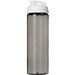 H2O Active® Eco Vibe 850 ml Sportflasche mit Klappdeckel, kohle, weiß