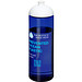 H2O Active® Eco Vibe 850 ml Sportflasche mit Stülpdeckel, blau, weiß