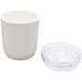 Hudson 180 ml doppelwandiger Becher aus recyceltem Kunststoff, weiss