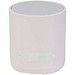 Hunor 3 W kabelloser Lautsprecher aus recyceltem Kunststoff, weiss