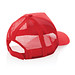 Impact AWARE™ 190gr Brushed Cotton 5 Panel Trucker-Cap, rot