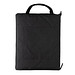 Impact Aware™ RPET faltbare, gesteppte Picknickdecke, schwarz