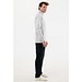 IQONIQ Elgon Quarter-Zip-Sweater aus rec. Baumwolle, light heather grey, S
