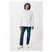 Iqoniq Etosha Lightweight Sweater aus recycelter Baumwolle, weiß, XXL
