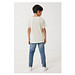 Iqoniq Koli Kids T-Shirt aus recycelter Baumwolle, natural raw, 11-12 y