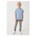 Iqoniq Koli Kids T-Shirt aus recycelter Baumwolle, sky blue, 5-6 y