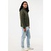 IQONIQ Maiko Herren Steppjacke aus recyceltem Polyester, khaki, XL