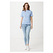Iqoniq Sierra Lightweight T-Shirt aus recycelter Baumwolle, sky blue, XXXL