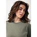 IQONIQ Teide T-Shirt aus recycelter Baumwolle, heather green, XXS