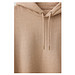 Iqoniq Torres ungefärbter Hoodie aus recycelter Baumwolle, ungefärbtes braun, XS