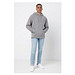 Iqoniq Trivor Mikrofleece-Kapuzenjacke aus recyc. Polyester, storm grey, XXXL