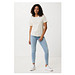 Iqoniq Yala Damen T-Shirt aus recycelter Baumwolle, natural raw, M