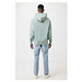 Iqoniq Yoho Relax-Hoodie aus recycelter Baumwolle, Iceberg green, XXL