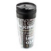 Isolierbecher Gusto, 350 ml, transparent
