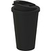 Kaffeebecher Premium Deluxe, weiss/weiss