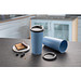 Kaffeebecher ToGo mit Deckel, 400 ml, behagliches blau/schwarz
