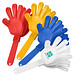 Klapper Hand einfarbig, standard-blau PP