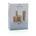 Kubb Wikingerschach-Spiel aus Holz, braun